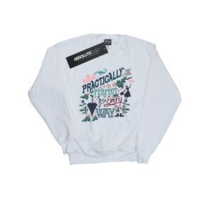 Mary Poppins Womens/Ladies Practically Perfect In Every Way Sweatshirt / White
